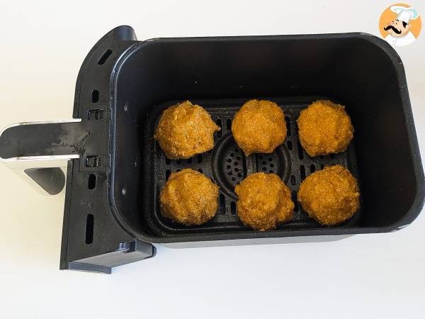 Pumpaköttbullar i luftfryser - Beredning steg 6