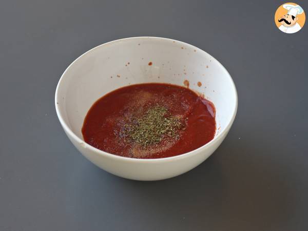 Vad man kan göra med tortillas: En gourmeträtt att dela med pizzasmak! - Beredning steg 1