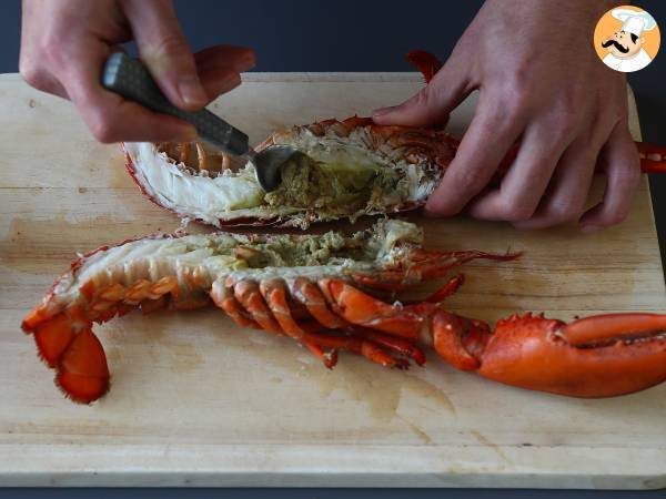 Bakad hummer med persilja och citron: enkelhet och elegans vid bordet. - Beredning steg 3