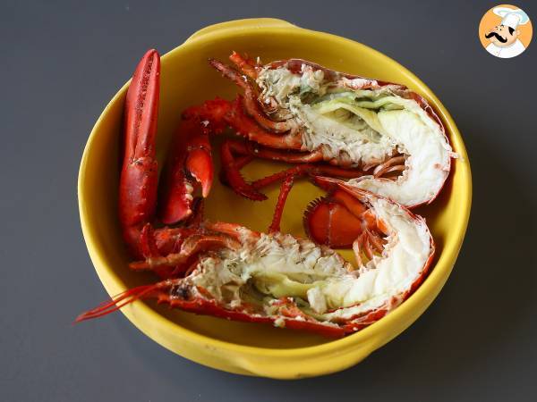 Bakad hummer med persilja och citron: enkelhet och elegans vid bordet. - Beredning steg 4