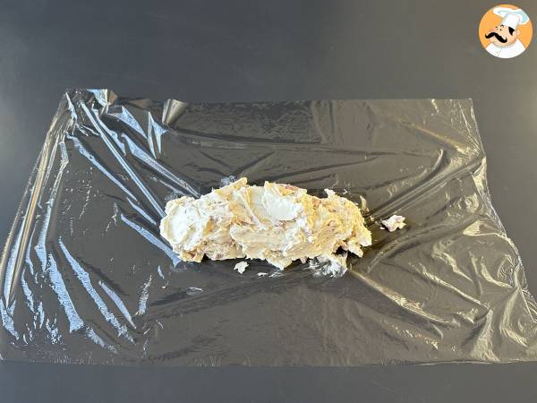 Salami med färskost, aprikoser och mandel: den perfekta aptitretaren för festliga dagar! - Beredning steg 2