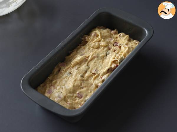 Skinka, oliver och soltorkad tomatkaka med skyr - Beredning steg 4