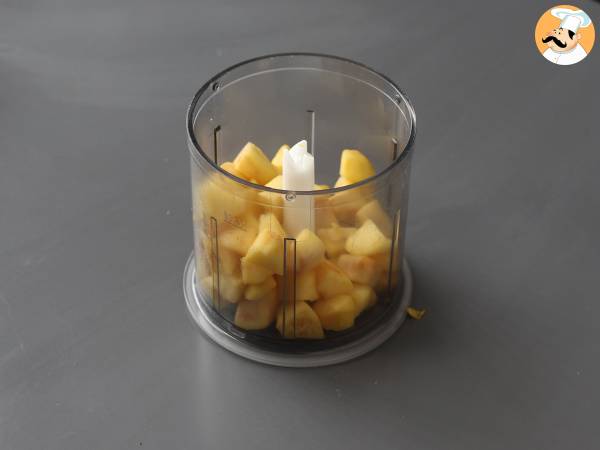 Chokladäpple fudge, en superenkel dessert att göra med bara 2 ingredienser! - Beredning steg 3