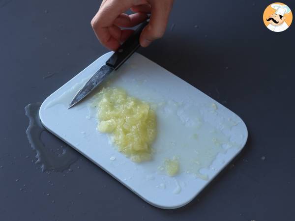 Tart med rökt lax och potatisbotten - Beredning steg 5