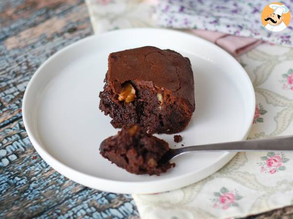 Choklad- och valnötsbrownie i luftfritösen - Beredning steg 9
