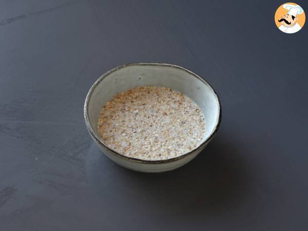 Overnight oats med tiramisu-smak, den perfekta kaffe- och kakaofrukosten! - Beredning steg 1