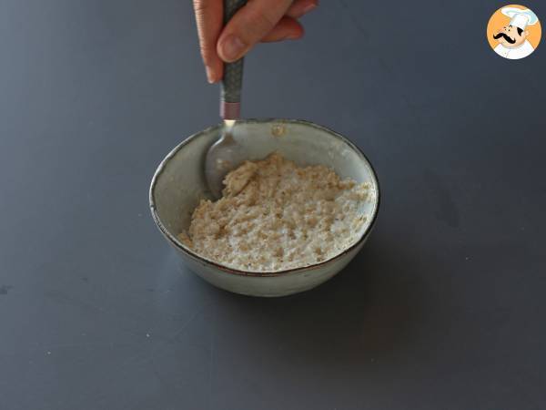 Overnight oats med tiramisu-smak, den perfekta kaffe- och kakaofrukosten! - Beredning steg 2