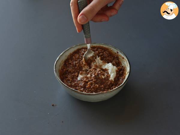Overnight oats med tiramisu-smak, den perfekta kaffe- och kakaofrukosten! - Beredning steg 5