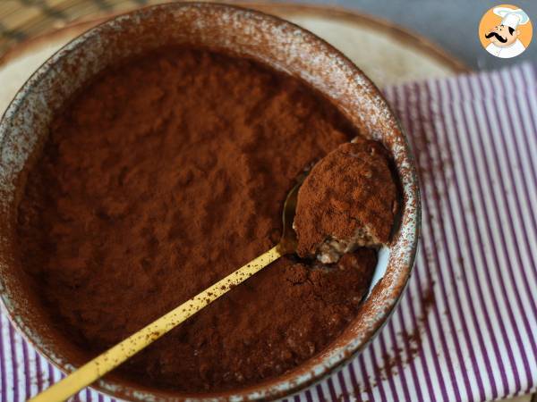 Overnight oats med tiramisu-smak, den perfekta kaffe- och kakaofrukosten! - Beredning steg 6