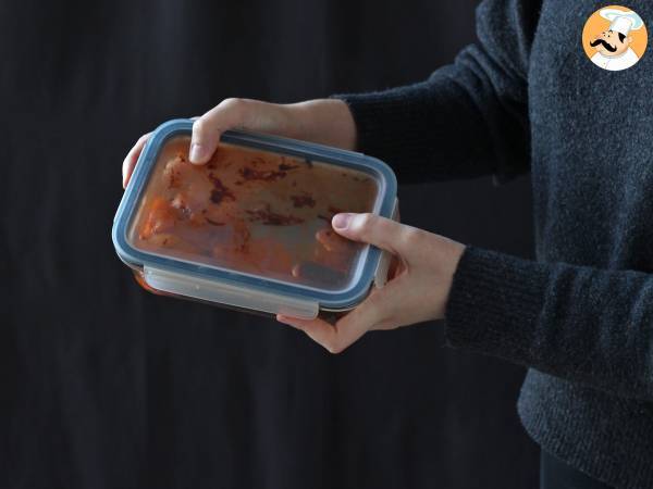 Hur man lagar Buldak Habanero Lime-nudlar, recept med marinerad kyckling! - Beredning steg 4