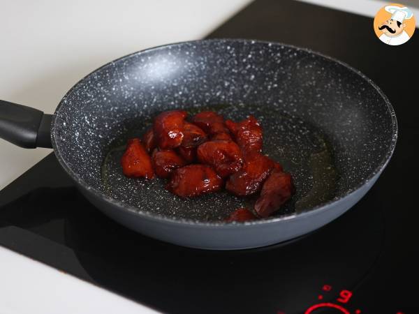 Hur man lagar Buldak Habanero Lime-nudlar, recept med marinerad kyckling! - Beredning steg 5