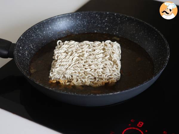 Hur man lagar Buldak Habanero Lime-nudlar, recept med marinerad kyckling! - Beredning steg 8