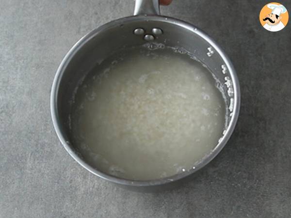 Mango sticky rice, den superbekväma thailändska desserten - Beredning steg 1