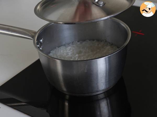 Mango sticky rice, den superbekväma thailändska desserten - Beredning steg 2