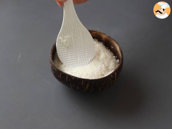 Mango sticky rice, den superbekväma thailändska desserten - Beredning steg 7