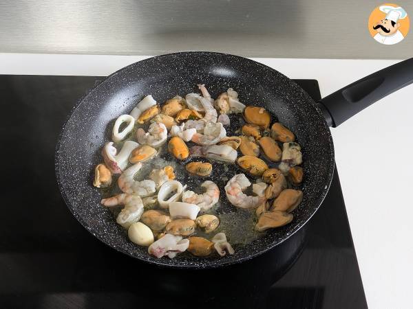 Fryst skaldjursrisotto: den perfekta lösningen för en snabb och välsmakande - Beredning steg 3