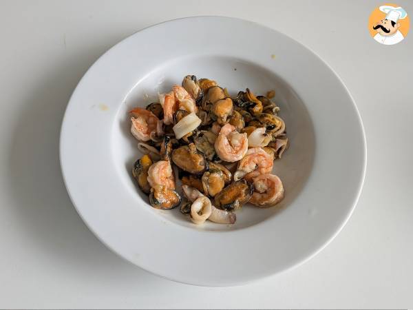 Fryst skaldjursrisotto: den perfekta lösningen för en snabb och välsmakande - Beredning steg 4