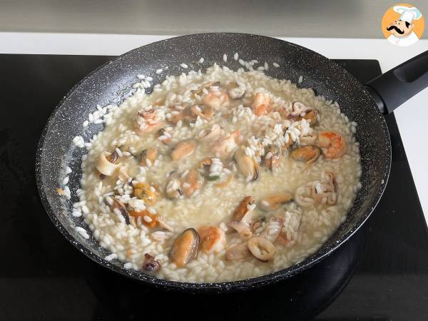Fryst skaldjursrisotto: den perfekta lösningen för en snabb och välsmakande - Beredning steg 7