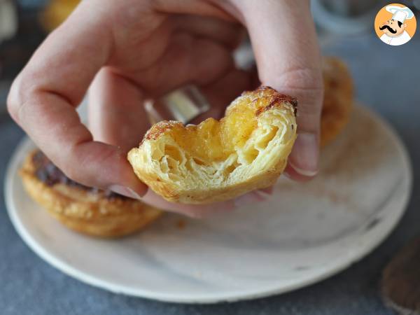 Pastéis de nata i en luftfryser. Det snabba och enkla receptet på den traditionella portugisiska sötsaken. - Beredning steg 9