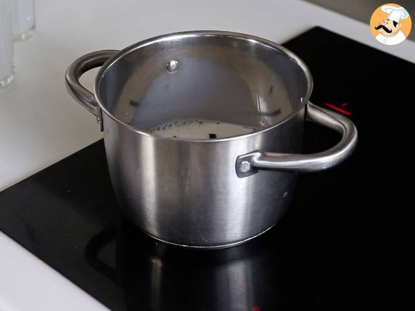 Ultrakrämig flan med bakverk - Beredning steg 4