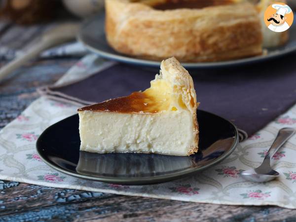 Ultrakrämig flan med bakverk - Beredning steg 9