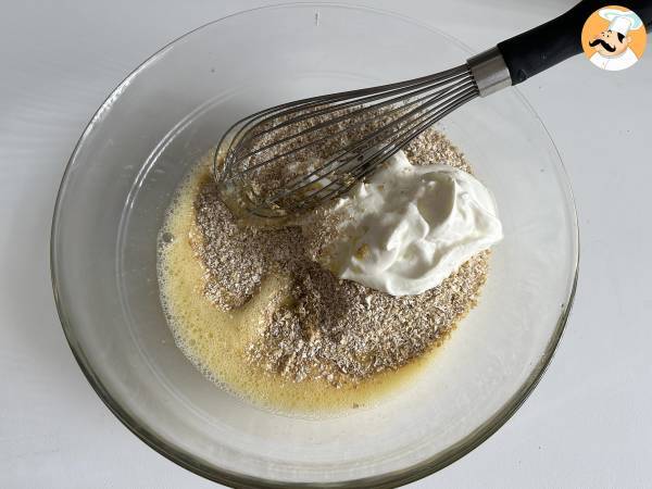 Glutenfritt havregrynsbröd med yoghurt och ägg: ett proteinrikt, hälsosamt och lättlagat recept - Beredning steg 2