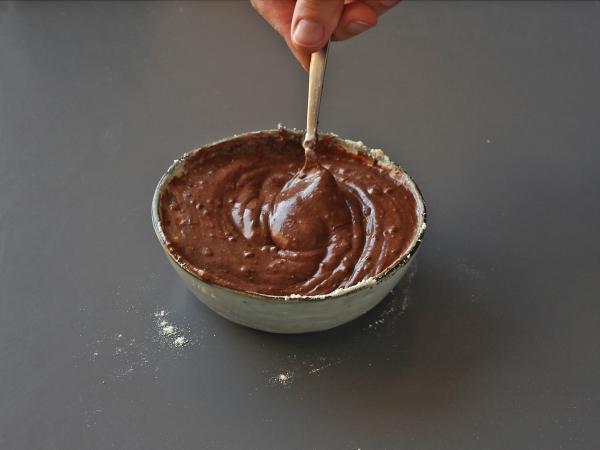 Chokladmousse med vassleprotein - Beredning steg 3