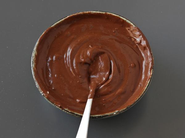 Chokladmousse med vassleprotein - Beredning steg 4