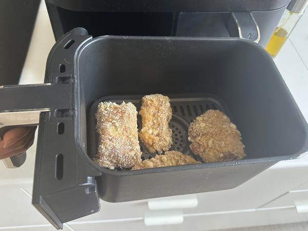 Panerad kyckling i Air Fryer: lätt och klar på 20 minuter - Beredning steg 4
