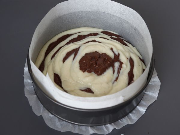 Marmorerad flan utan bakverk, superenkel att göra för en garanterad wow-effekt - Beredning steg 8