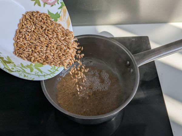 Dinkel- och tonfisksallad: lätt, välsmakande och perfekt recept året runt - Beredning steg 1