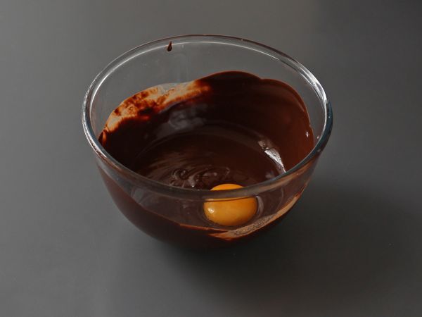 Den perfekta chokladmoussen, ultra gourmet med en hint av salt - Beredning steg 3