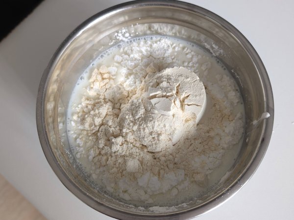 Superhögprotein vasslekräm, snabb att göra! - Beredning steg 1