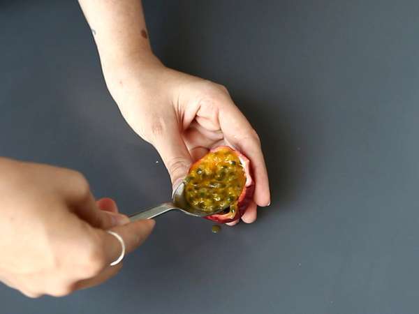 Is-te med passionsfrukt - Beredning steg 2