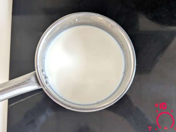 Snabb och enkel äggkräm - Beredning steg 1