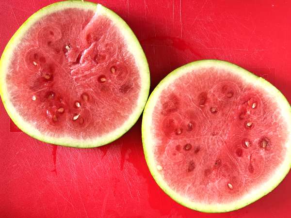 Vattenmelon feta raket smörgås, det färskaste virala receptet för sommaren! - Beredning steg 1