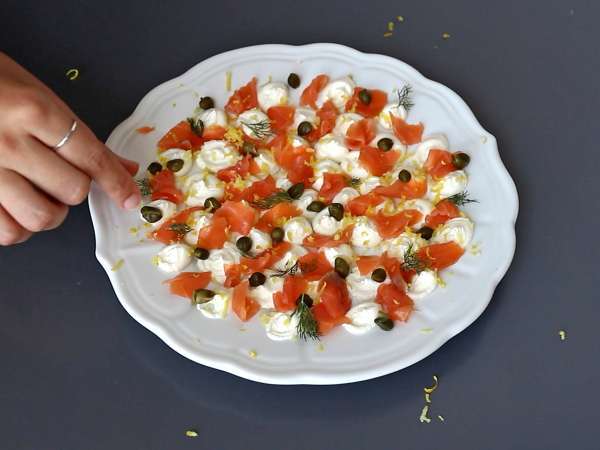 Aperitifspread med rökt lax - Beredning steg 4