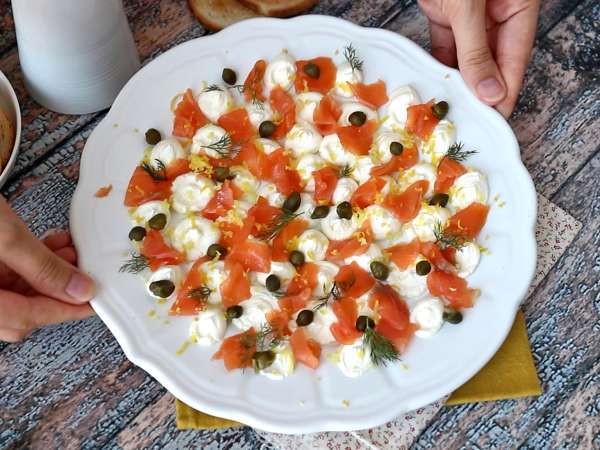 Aperitifspread med rökt lax - Beredning steg 5