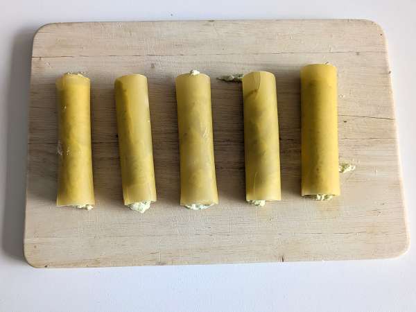 Krämig pesto cannelloni au gratin: det enkla och välsmakande receptet - Beredning steg 5