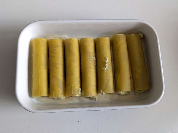 Krämig pesto cannelloni au gratin: det enkla och välsmakande receptet - Beredning steg 6