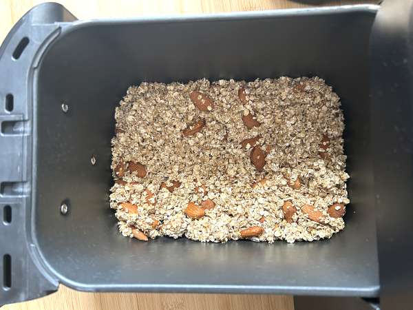 Granola express med airfryer, för att göra din frukost krispigare - Beredning steg 4