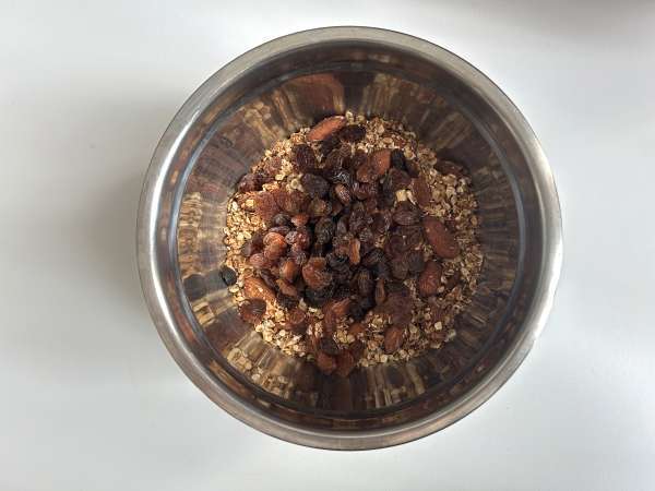 Granola express med airfryer, för att göra din frukost krispigare - Beredning steg 5