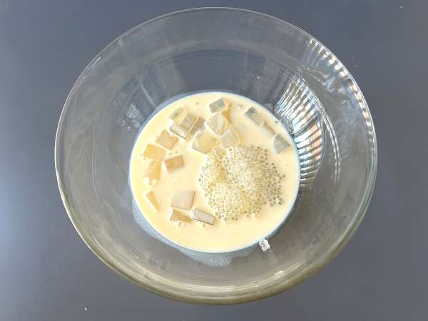 Mango sago, den asiatiska desserten med tapioka och mango som erövrar med sin enkelhet. - Beredning steg 11