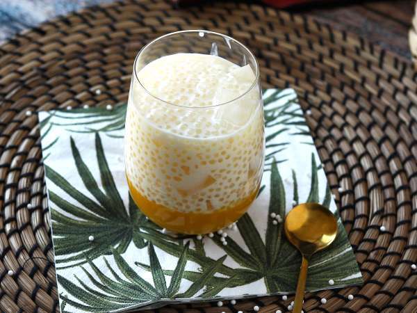 Mango sago, den asiatiska desserten med tapioka och mango som erövrar med sin enkelhet. - Beredning steg 12
