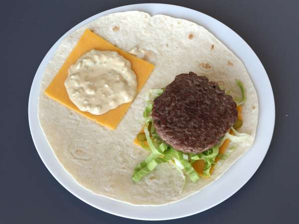 Big Mac-liknande wraps, snabba, praktiska och ekonomiska - Beredning steg 6