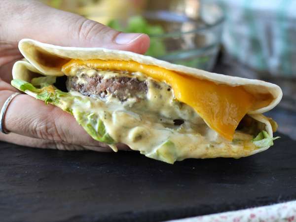 Big Mac-liknande wraps, snabba, praktiska och ekonomiska - Beredning steg 10