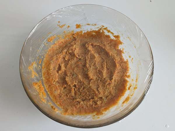 Pumpa köttfärslimpa med svamp och trådig scamorzaost: gott och enkelt bakat recept - Beredning steg 7