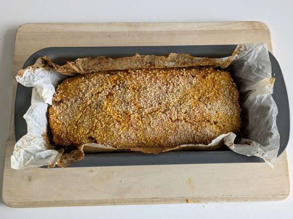 Pumpa köttfärslimpa med svamp och trådig scamorzaost: gott och enkelt bakat recept - Beredning steg 13