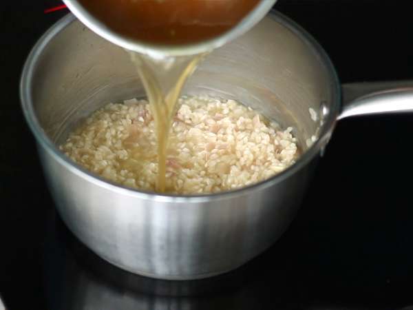 Risotto med Roquefort - Beredning steg 3