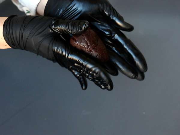 Förvandla din brownie till en chokladpinecone! - Beredning steg 5